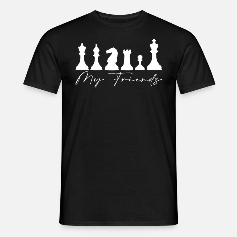 Schach - Männer T-Shirt - Schwarz