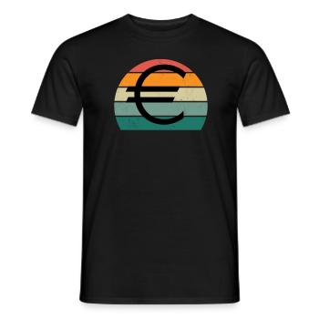 Europäische Union Kontinent Mitteleuropa Europa - Männer T-Shirt - Schwarz - Vorne - AI Model Male 178 light (178cm)