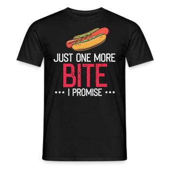 Hot Dog Love Hot Dog Saucisse Cadeau Ketchup - T-shirt homme - noir - Devant - AI Model Male 178 light (178cm)