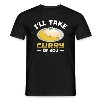 Curry Südasiatische Küche Indisches Essen Foodie - Männer T-Shirt - Schwarz - Vorne - AI Model Male 178 light (178cm)