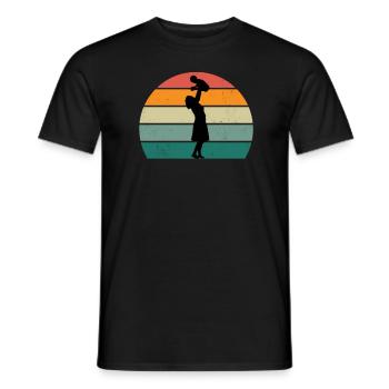 Famille Maman Papa Enfant Fils Fille Tante Oncle - T-shirt homme - noir - Devant - AI Model Male 178 light (178cm)
