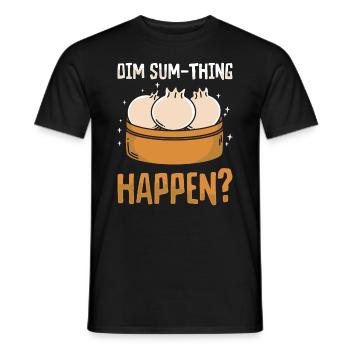 Dim Sums Cuisine asiatique Foodie - T-shirt homme - noir - Devant - AI Model Male 178 light (178cm)