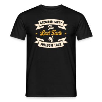 Bachelor Liquor Freedom Tour Bachelor Party - Männer T-Shirt - Schwarz - Vorne - AI Model Male 178 light (178cm)