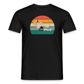 Krafttraining Fitnessstudio fitness sport Training - Männer T-Shirt - Schwarz - Vorne - AI Model Male 178 light (178cm)