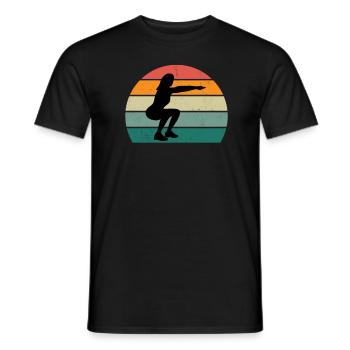 Krafttraining Fitnessstudio fitness sport Training - Männer T-Shirt - Schwarz - Vorne - AI Model Male 178 light (178cm)