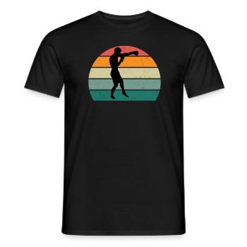 Strength training Gym fitness sport Training - Men's T-Shirt - black - Front - AI Model Male 178 light (178cm)