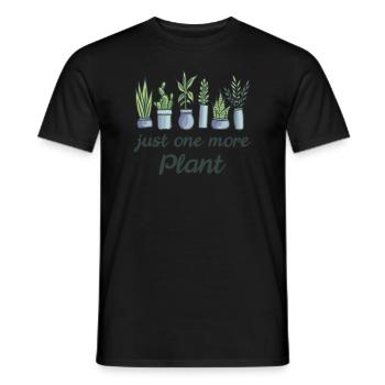 Zimmerpflanzen Pflanzensammler Gartenarbeit - Männer T-Shirt - Schwarz - Vorne - AI Model Male 178 light (178cm)
