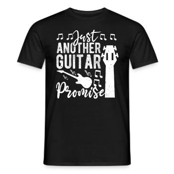 Gitarren Spruch Gitarrist Sammeln Band - Männer T-Shirt - Schwarz - Vorne - AI Model Male 178 light (178cm)