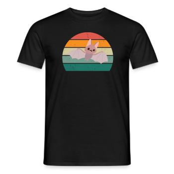 Fledermäuse Fledermaus Fledermausschutz Höhle - Männer T-Shirt - Schwarz - Vorne - AI Model Male 178 light (178cm)