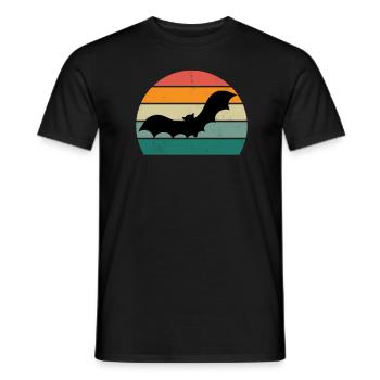 Fledermäuse Fledermaus Fledermausschutz Höhle - Männer T-Shirt - Schwarz - Vorne - AI Model Male 178 light (178cm)