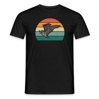 Fledermäuse Fledermaus Fledermausschutz Höhle - Männer T-Shirt - Schwarz - Vorne - AI Model Male 178 light (178cm)