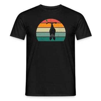 Fledermäuse Fledermaus Fledermausschutz Höhle - Männer T-Shirt - Schwarz - Vorne - AI Model Male 178 light (178cm)