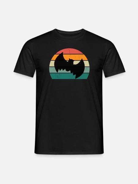 Fledermäuse Fledermaus Fledermausschutz Höhle - Mænd T-shirt - sort
