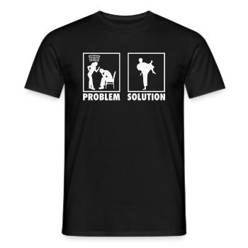Karaté Pratiquants de Karaté Karatéka Déclaration - T-shirt homme - noir - Devant - AI Model Male 178 light (178cm)