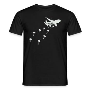 Saut d’avion Parachutiste Jumpmaster - T-shirt homme - noir - Devant - AI Model Male 178 light (178cm)