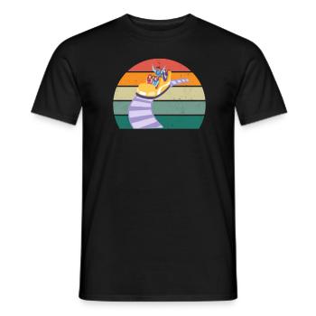 Ferien Urlaub Spaß Action Themenpark Achterbahn - Männer T-Shirt - Schwarz - Vorne - AI Model Male 178 light (178cm)