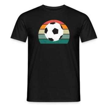 fußballerin ball spiel spieler spielerin fußball - Männer T-Shirt - Schwarz - Vorne - AI Model Male 178 light (178cm)