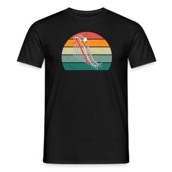 Ferien Urlaub Spaß Action Themenpark Achterbahn - Männer T-Shirt - Schwarz - Vorne - AI Model Male 178 light (178cm)