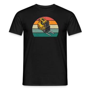 Forklift Driver Forklift Forklift - Men's T-Shirt - black - Front - AI Model Male 178 light (178cm)