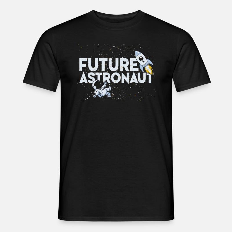 Astronaut Space Shuttle Planeten Raumschiff - Männer T-Shirt - Schwarz