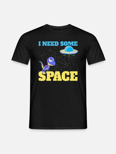 Astronauti need some Space - Men's T-Shirt - black