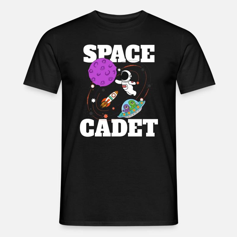 Astronaut Space Gadet Planet Galaxy - Männer T-Shirt - Schwarz