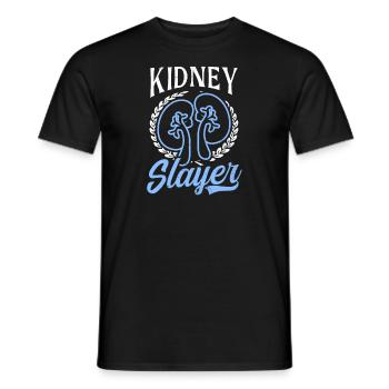 Dialysis Tech Kidney Slayer - Men's T-Shirt - black - Front - AI Model Male 178 light (178cm)