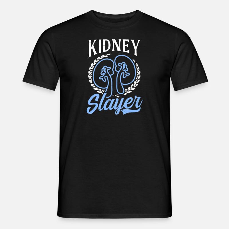 Dialysis Tech Nierenjäger - Männer T-Shirt - Schwarz