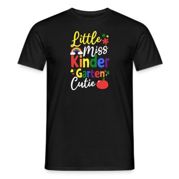 Erster Schultag Miss Kindergarten Cutie - Männer T-Shirt - Schwarz - Vorne - AI Model Male 178 light (178cm)