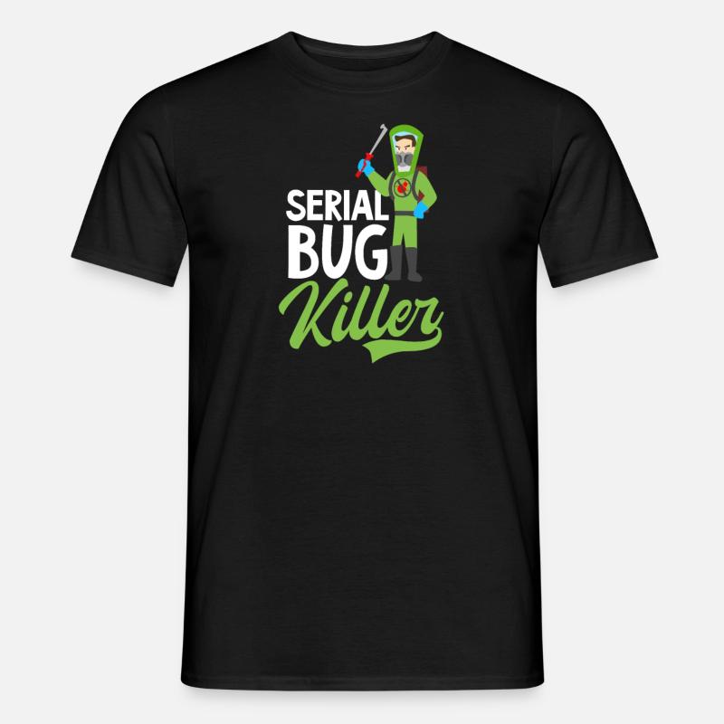 Bug Exterminator Serial Bug Killer - T-shirt homme - noir