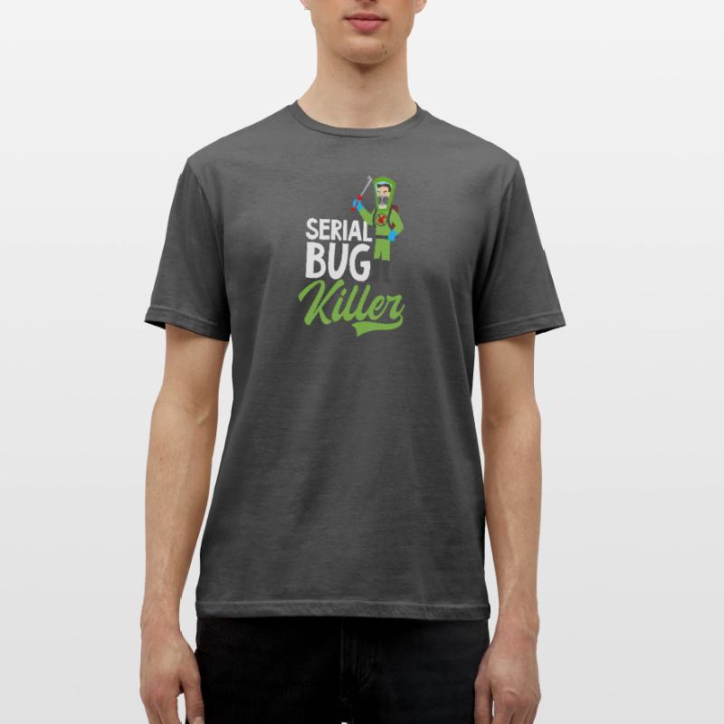 Bug Exterminator Seryjny Morderca Błędów Koszulka męska