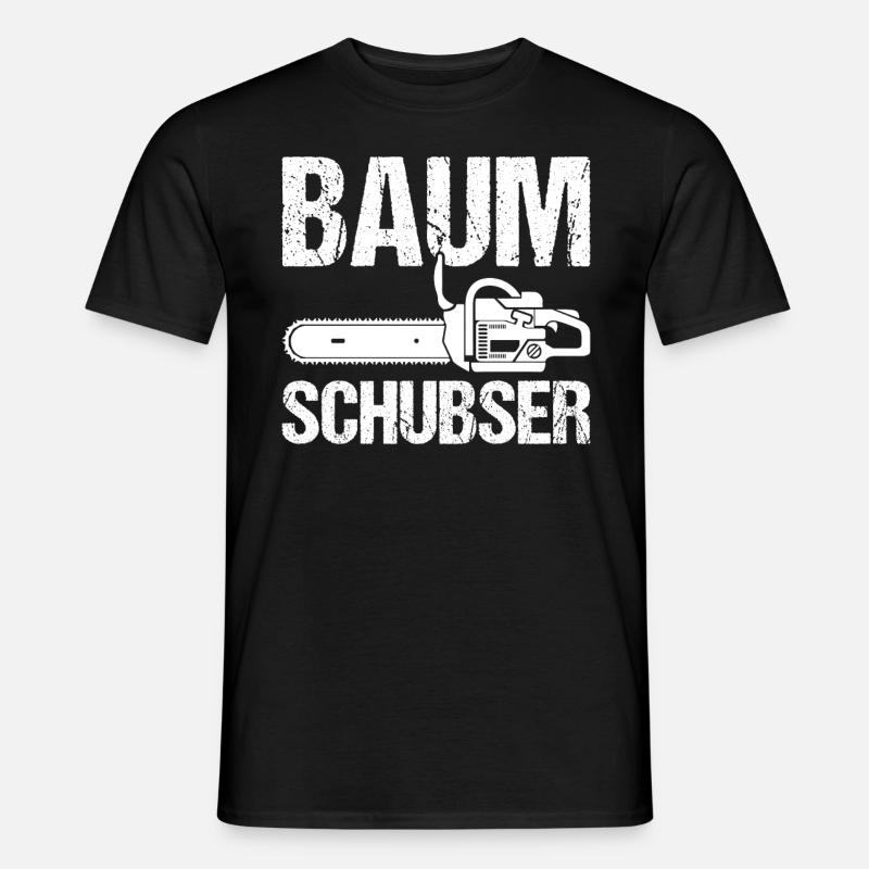 BAUM SCHUBSER - Männer T-Shirt - Schwarz