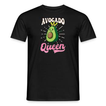 Avocado Avocado Queen - Men's T-Shirt - black - Front - AI Model Male 178 light (178cm)