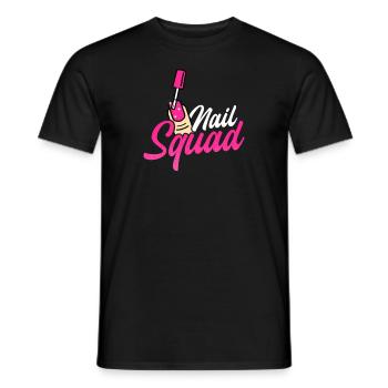 Nail Tech Nail Squad - T-shirt homme - noir - Devant - AI Model Male 178 light (178cm)
