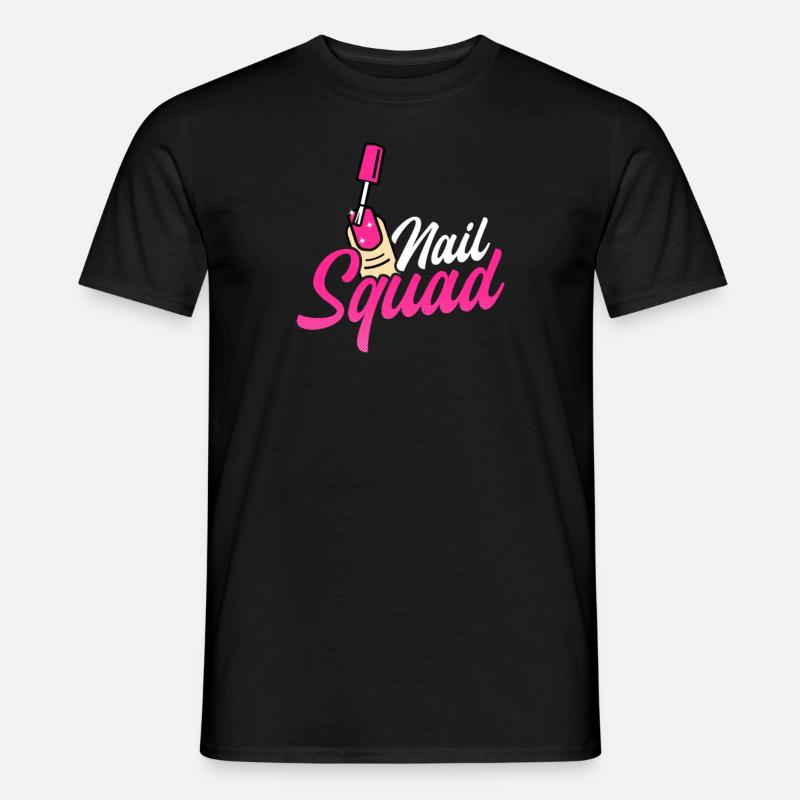 Nail Tech Nail Squad - T-shirt homme - noir