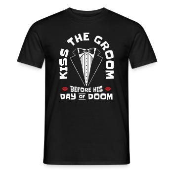 Jour de mariage de célibataire Fate Kisser - T-shirt homme - noir - Devant - AI Model Male 178 light (178cm)
