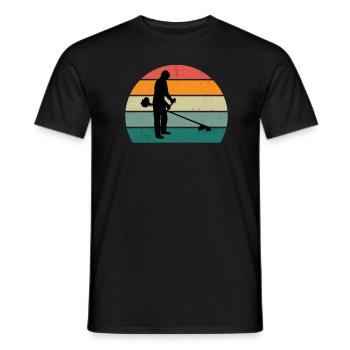 Gärtner Gärtnerin Hecke Rasen Rasenmähen Garten - Männer T-Shirt - Schwarz - Vorne - AI Model Male 178 light (178cm)