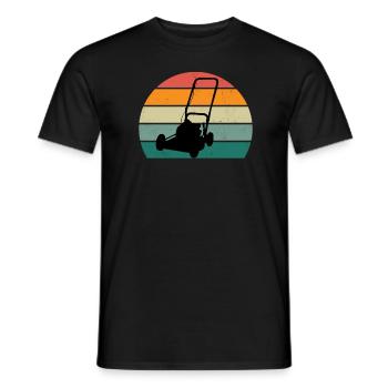 Gärtner Gärtnerin Hecke Rasen Rasenmähen Garten - Männer T-Shirt - Schwarz - Vorne - AI Model Male 178 light (178cm)