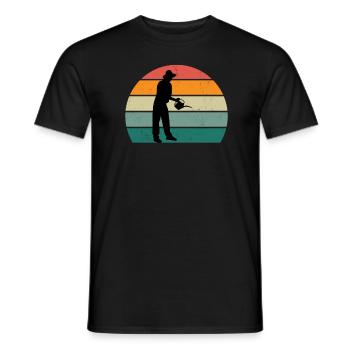 Gärtner Gärtnerin Hecke Rasen Rasenmähen Garten - Männer T-Shirt - Schwarz - Vorne - AI Model Male 178 light (178cm)