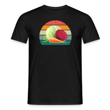 Plante Cultiver Terre Tomate Chou Carotte Légumes - T-shirt homme - noir - Devant - AI Model Male 178 light (178cm)