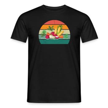 Plante Cultiver Terre Tomate Chou Carotte Légumes - T-shirt homme - noir - Devant - AI Model Male 178 light (178cm)