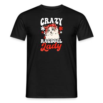 Rettung, Adoption, Adoption, Katze, Miau, Kind, Gatto, Kätzchen, Tor - Männer T-Shirt - Schwarz - Vorne - AI Model Male 178 light (178cm)