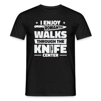 Knifemaking Knife Making Bladesmith Smithing Knife - Men's T-Shirt - black - Front - AI Model Male 178 light (178cm)
