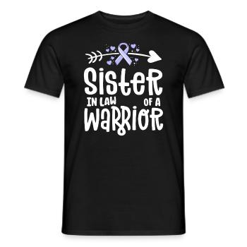 Belle-sœur d’un guerrier - T-shirt homme - noir - Devant - AI Model Male 178 light (178cm)