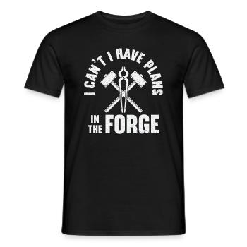 Knifemaking Knife Making Bladesmith Smithing Knife - Men's T-Shirt - black - Front - AI Model Male 178 light (178cm)