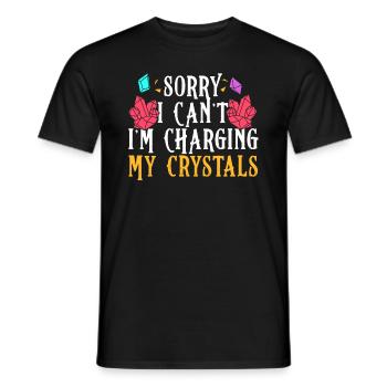 Energy Medicine Reiki Crystals Energy Healer - Männer T-Shirt - Schwarz - Vorne - AI Model Male 178 light (178cm)