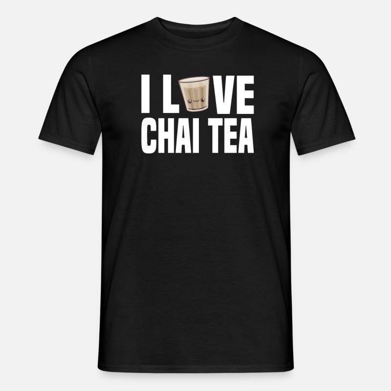 Chai-tee-latte - Männer T-Shirt - Schwarz