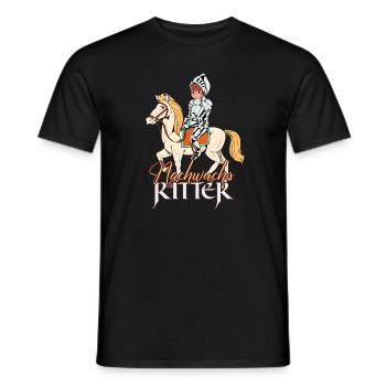 Knight Boy - Offspring Knight - Men's T-Shirt - black - Front - AI Model Male 178 light (178cm)