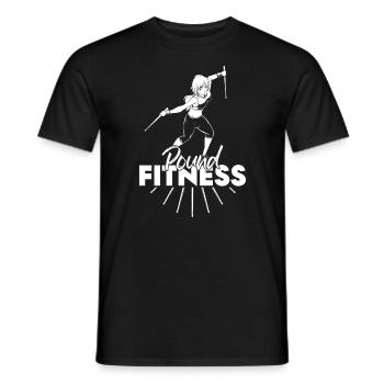 Workout with drumsticks - Pound Fitness - Men's T-Shirt - black - Front - AI Model Male 178 light (178cm)