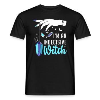 Witch Pendulum Divination Fortune Tellers - Men's T-Shirt - black - Front - AI Model Male 178 light (178cm)